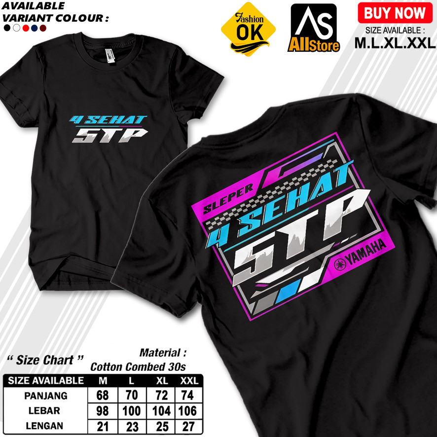 V739 Kaos Racing Jupiter Vega 4 Sehat 5TP Original Terbaru High Premium Quality