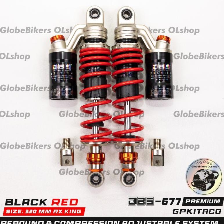 SHOCK DBS PREMIUM-677 GP KITACO REBOUND BEBEK RX KING - SUPRA - KARISMA - REVO -  VERZA - W175 - JUP