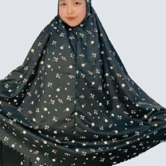 Mukena Bunga kecil Zoya Traveling Resleting 2 in 1 Lasercut /Mukena Viral 2025 /Mukena Cantik/ Muken