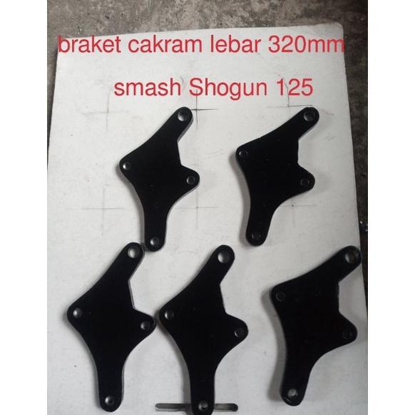 braket cakram smash 320mm bracket cakram lebar 320mm smash Shogun 125