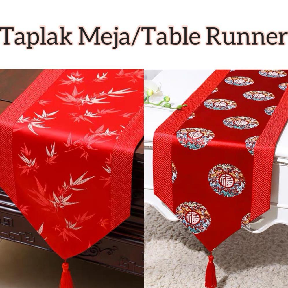 Taplak Meja / Table Runner Imlek Bahan Premium