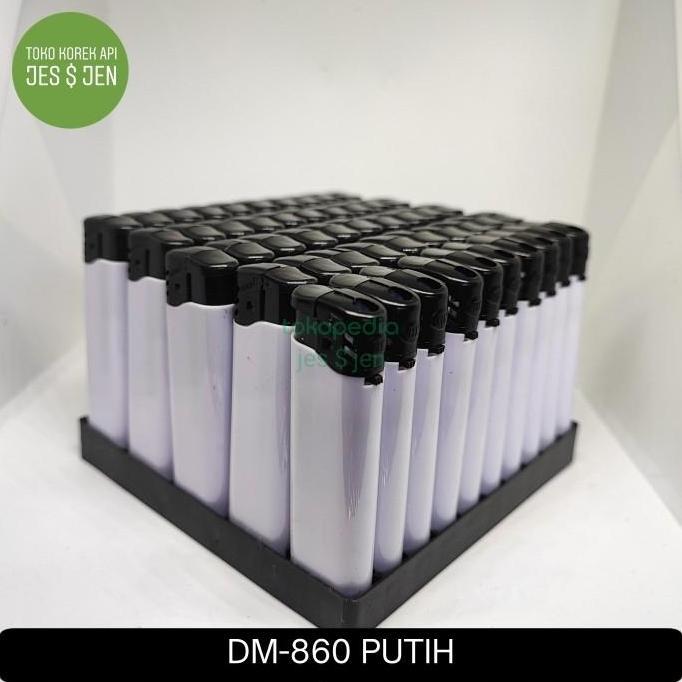 Cucina- Korek Gas Magnet Polos Putih (Isi 50 Pcs)