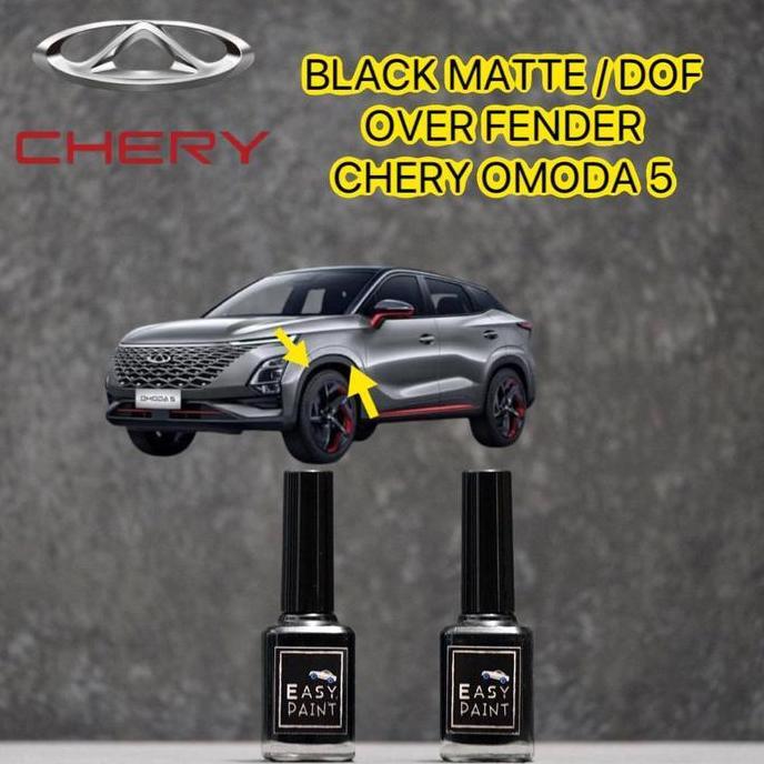 Cat Oles Black Doff Kulit Jeruk Over Fender Chery Omoda 5 Hitam Dof