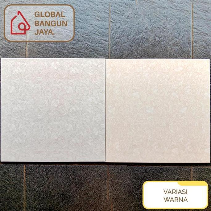 KERAMIK IKEMA 50 X 50 ZS12548 BEIGE / KERAMIK LANTAI MOTIF MARMER GLOSSY TD