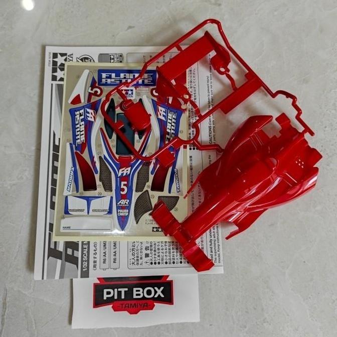 Tamiya Body Flame Astute AR Chassis Loose Part Ori