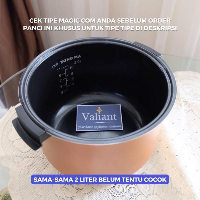 Lansung- Panci Teflon Inner Pot Magic Com Yong Ma 2 Liter (Wing) Yongma