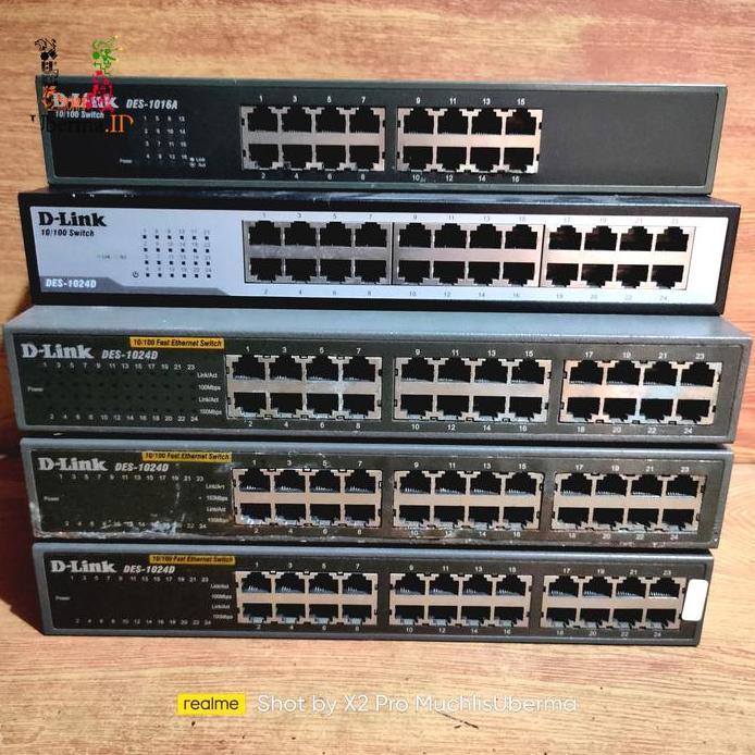 Ready switch hub 24 port D-Link Des 1024d metal - DLINK 24port ethernet