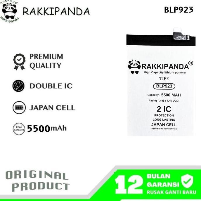 RakkiPanda BLP923 Compatible With Oppo A57 4G 2022/A57 5G/A57S/A77 5G/A77S/A78 5G/A97 5G/Realme C51 