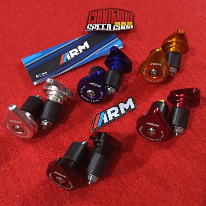 Bar End Jalu Bandul Stang Pipih Arumi ARM All New NMAX 2020 2021 2022