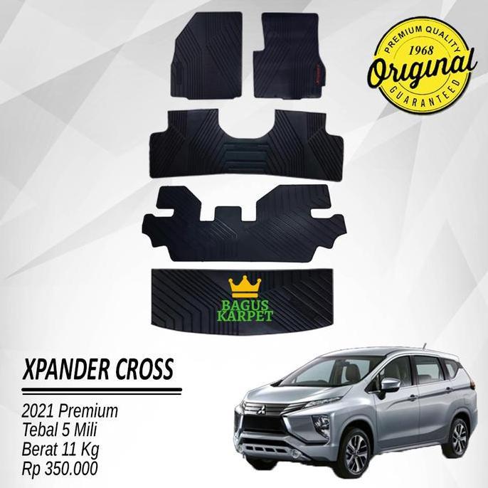 Karpet Mobil Karpet Karet Mobil Xpander Cross 2021 Black - Premium