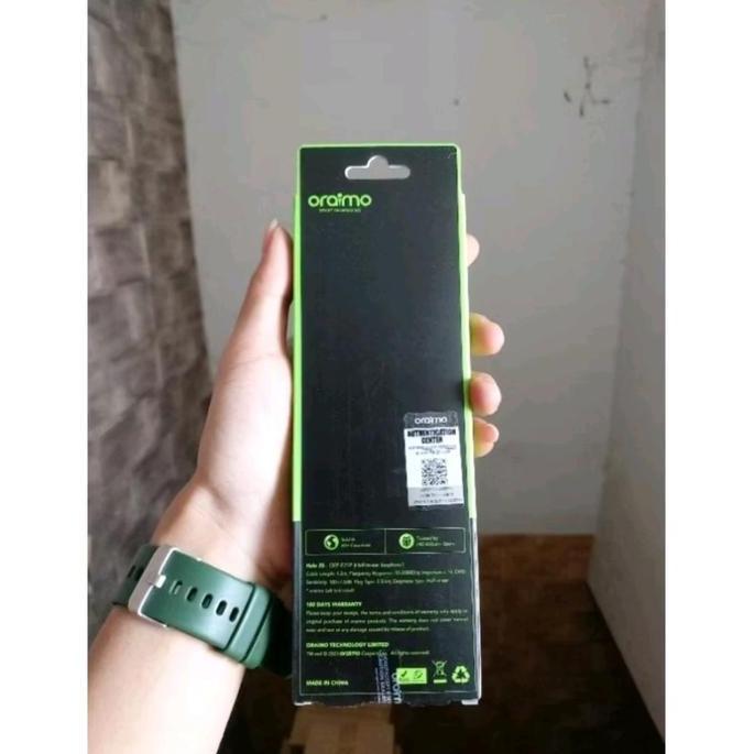 Rwd- Oraimo Oep-E21P Wired Earphone Melodious Sound With Mic