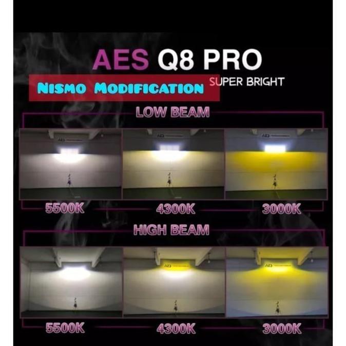 Ready Stock Foglamp Projector Aes Biled 3 Warna Foglamp Pajero Sport 3Inc