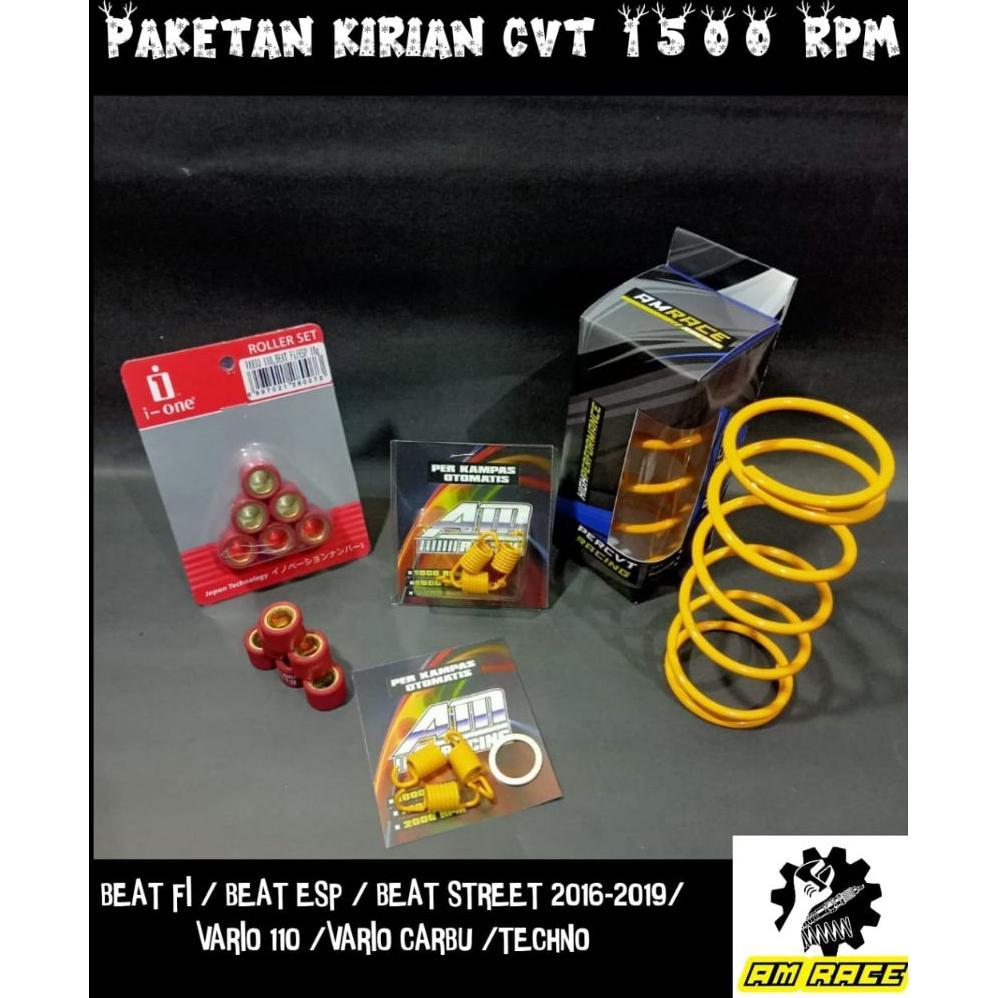 RAVIERACOLLCET PAKET PER CVT RACING KIRIAN UPGRADE KAMPAS GANDA OTOMATIS VARIO 110 KARBU VARIO TECHN