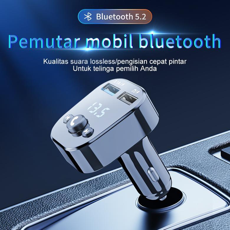 (COD) KIVEE Car Charger Mobil Fast Charging KV-UT88 Dual USB Bluetooth Transmitter Aksesoris Mobil