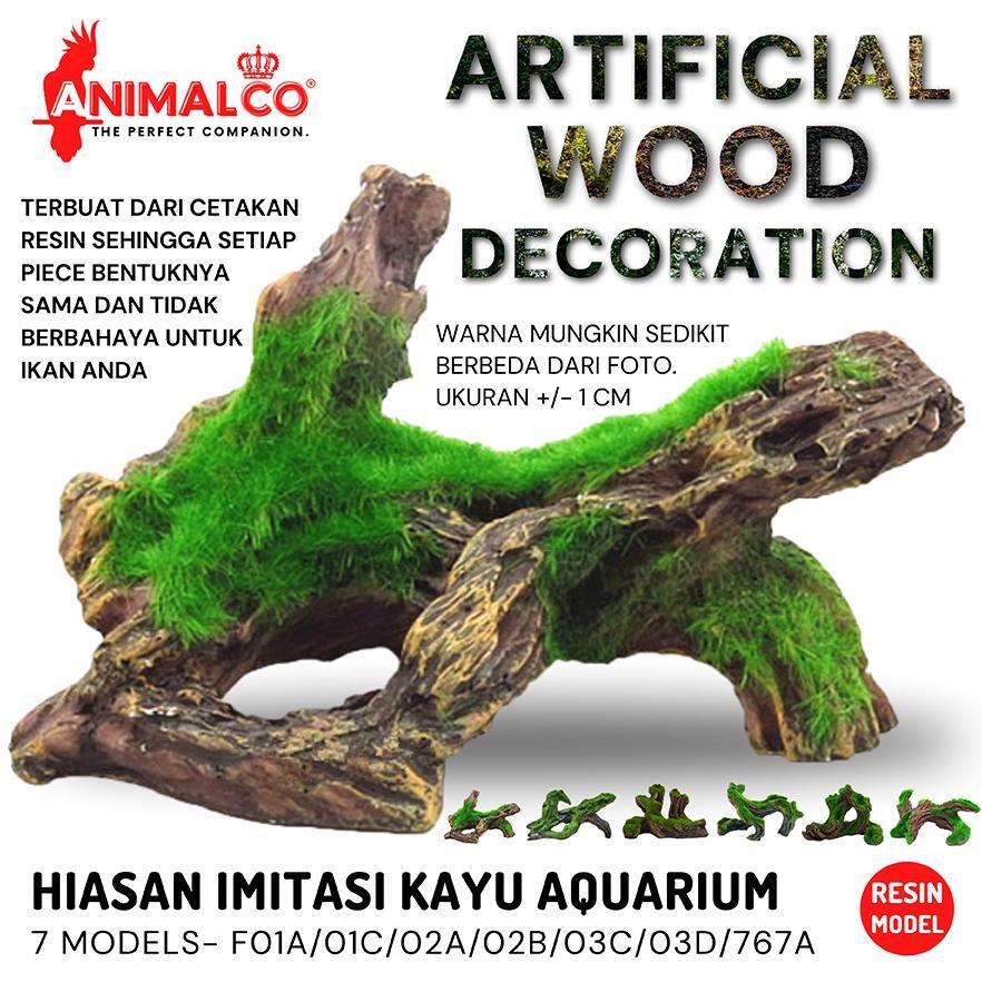 KAYU IMITASI MOSS AQUASCAPE HIASAN AQUARIUM TENGGELAM DEKORASI KECIL BESAR MINI AKUARIUM TANAMAN HIA