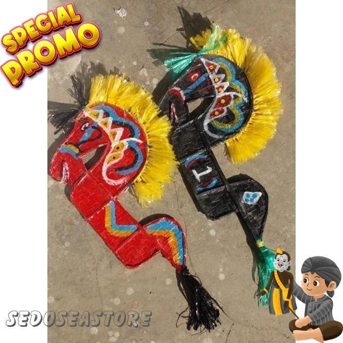 Promo Murah Jaran Kepang / Jaranan Anak Dewasa / Jaran Kepang Bonus Pecut