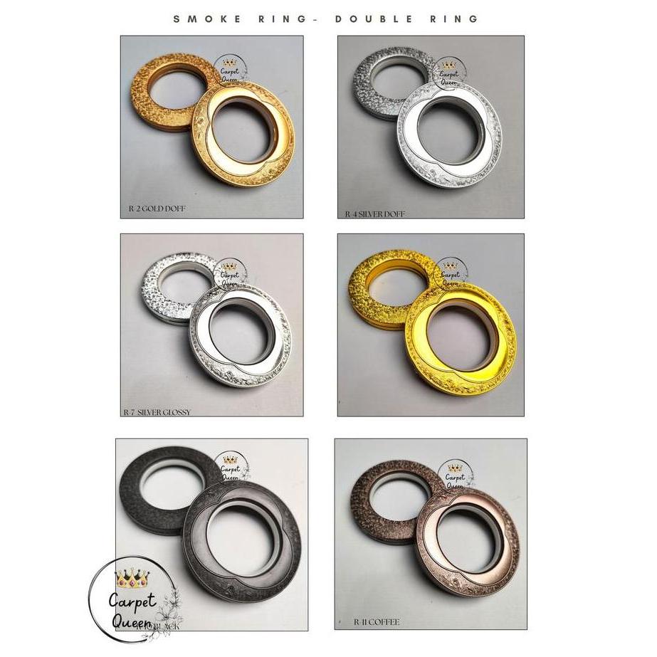 CASHBACK - Smokering Gorden Double Ring Beraneka Motif