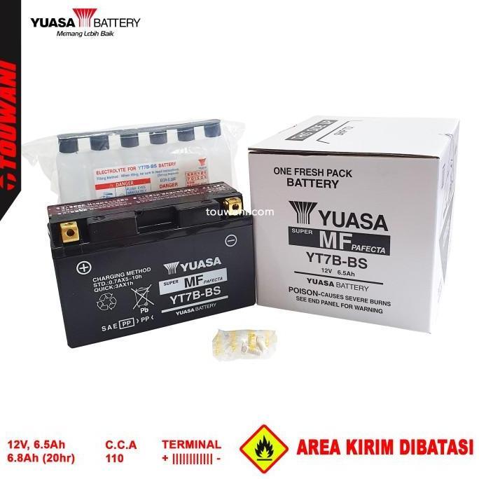 Aki Baterai Motor Ducati Panigale Suzuki DRZ 400 Yuasa YT7B-BS