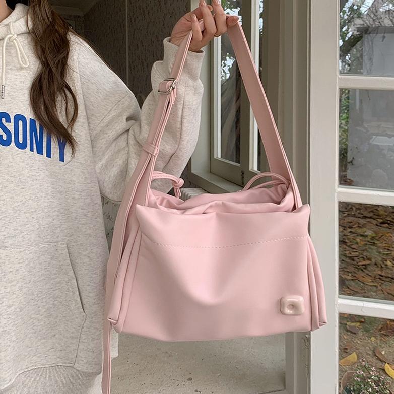 Grade Ori Tas Selempang Kulit Wanita Tas Cewek Bahu Messenger Bag Gc 8650