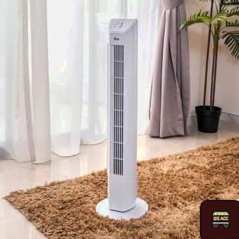 TERLARIS KRIS KIPAS ANGIN TOWER FAN SWING 45 WATT - PUTIH