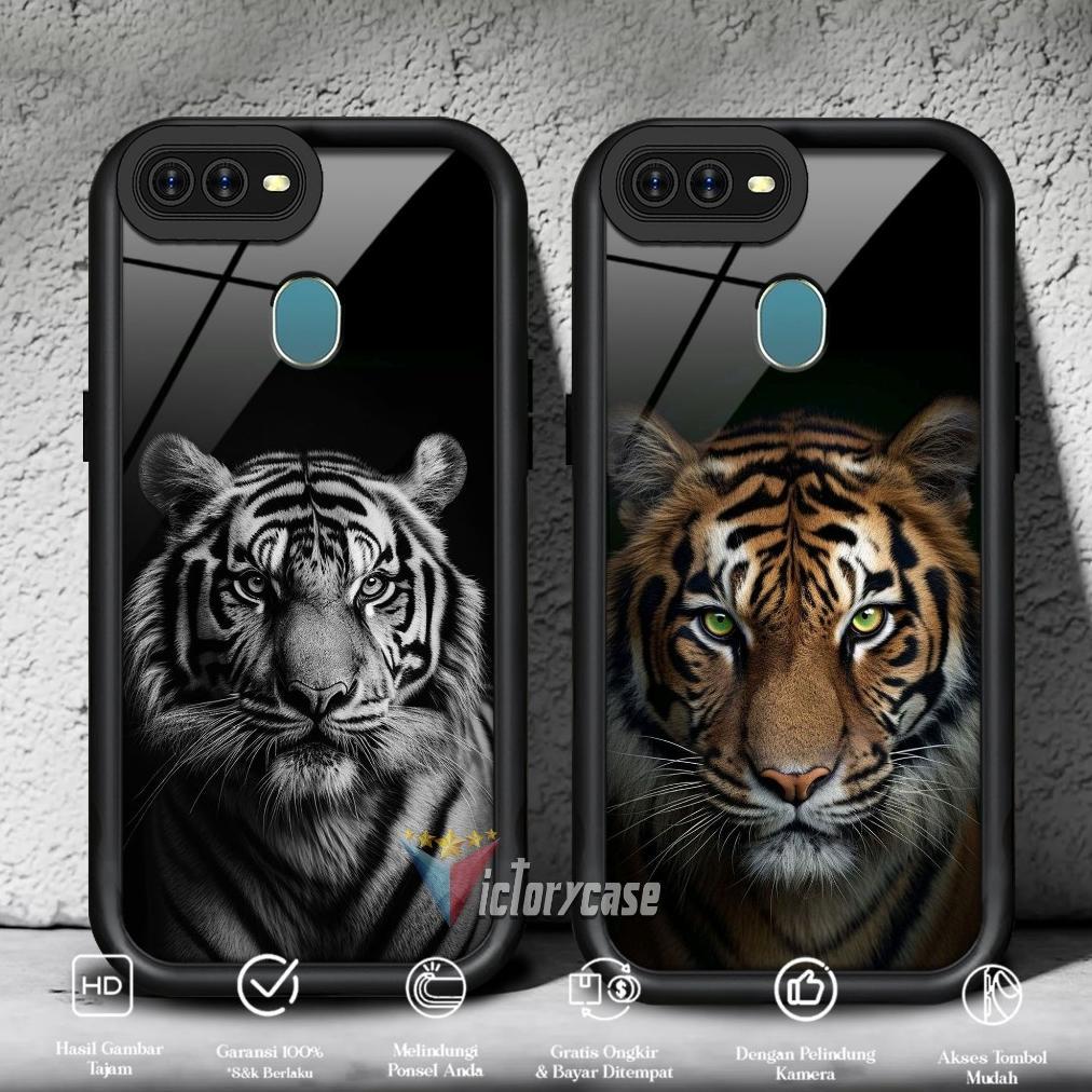 Case Hp Softcase Glossy For Oppo A5S A7 A11K A12 Macan Silikon Glass Casing Handphone Premium