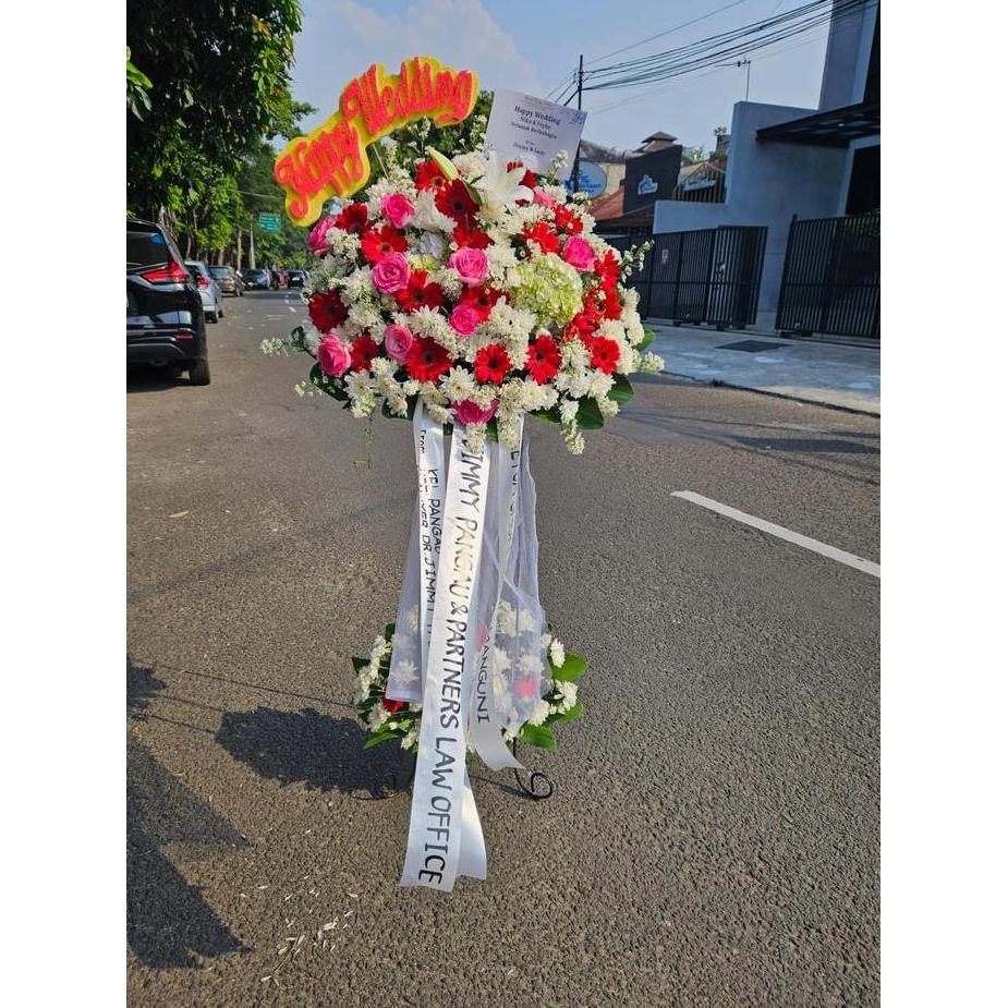 Ready STANDING ANNIVERSARY - STANDING FLOWER - STANDING FLOWER WEDDING - STANDING FLOWER OPENING