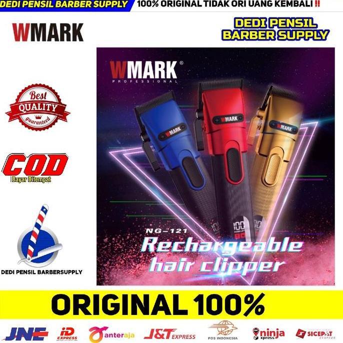 WMARK NG-121 HAIR CLIPPER ORIGINAL ALAT CUKUR ELEKTRIK PANGKAS RAMBUT SALON BARBERSHOP Mesin Kumis J