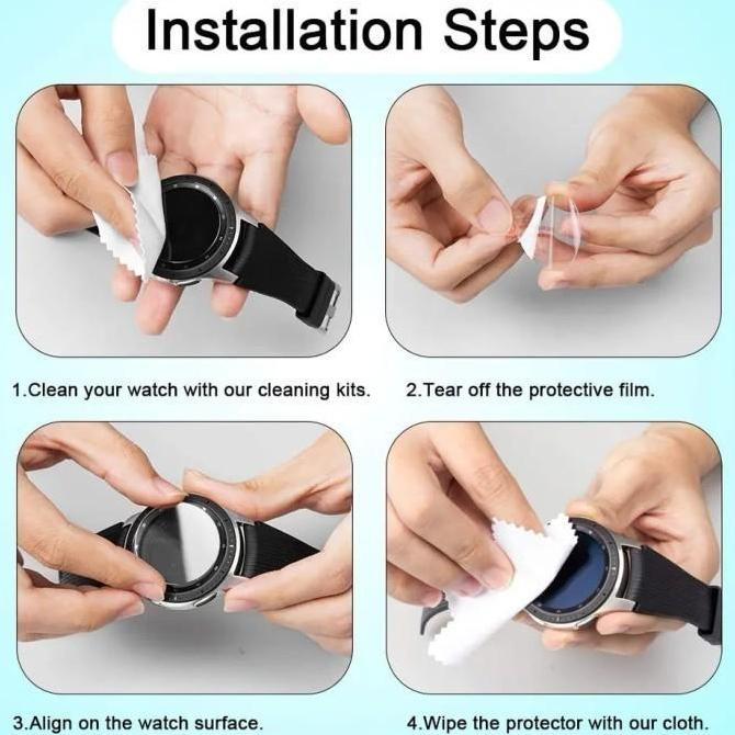 ANTI GORES TEMPERED SAMSUNG GALAXY 4 44MM PELINDUNG LAYAR SMART WATCH