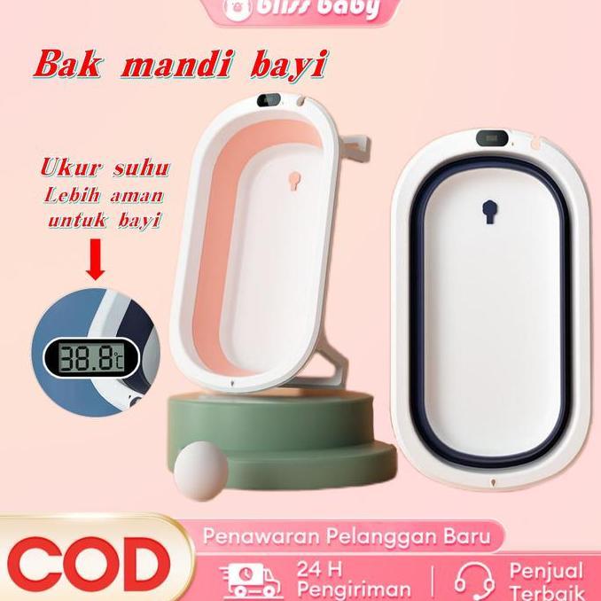[Ready stock] Bak mandi bayi / lipat Bak mandi lipat Tempat mandi Bak bayi mandi lipat Bak lipat man