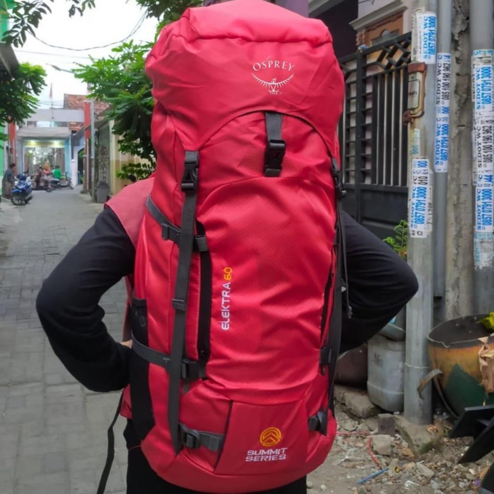 Terlaris Tas Ransel Backpack Carrier 60 Liter Frame Fiber Tas Hiking Tas Camping