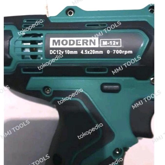 Mesin bor cordless MODERN M12 - Mesin Bor charge MODERN M12