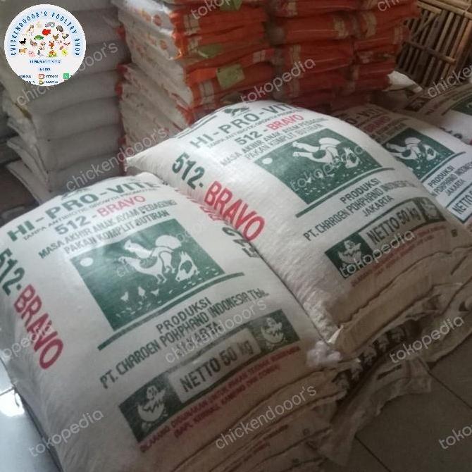 Pur ayam 512 bravo vur poer vuur voer 512bravo popan pokphand 50kg hi-pro-vite karungan 50 kg