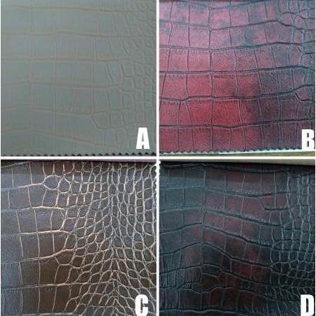 Kulit Oskar Sofa / Kursi / Jok Sintetis Motif Kulit Buaya - Gator