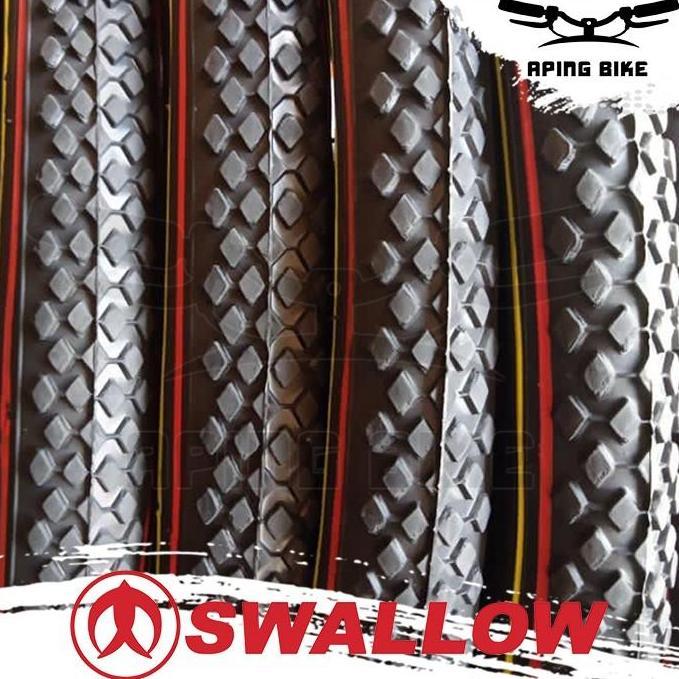 Ban Luar Sepeda Swallow 20 x 175 S-109 Les Kuning Merah 20 x 1.75 BMX