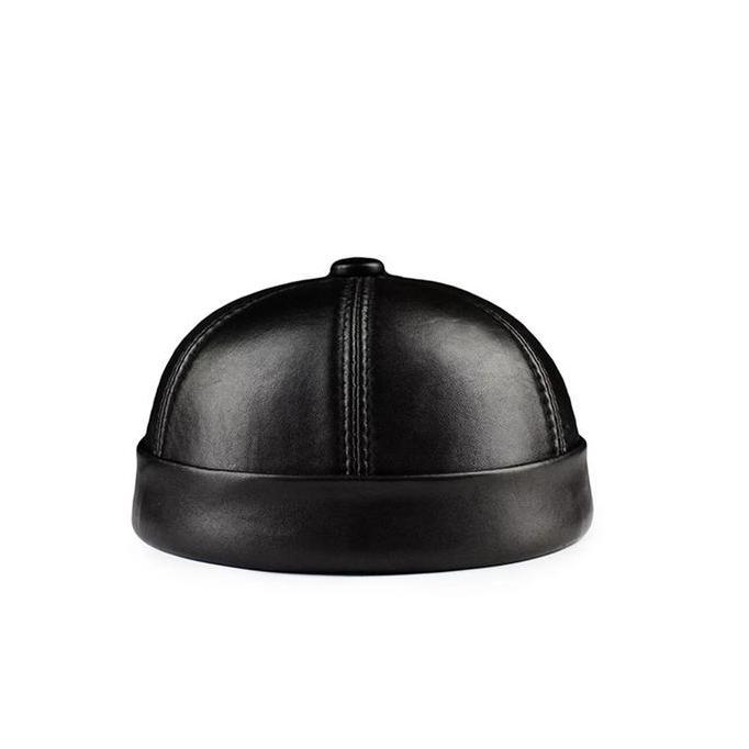 Kanzia Leathershop Peci Kulit Topi kulit Model Peci Muslim Kain Nyaman