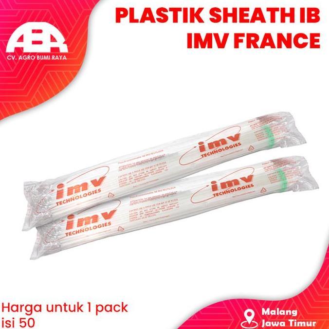 Plastik sheath untuk IB sapi kambing kuda merk IMV france