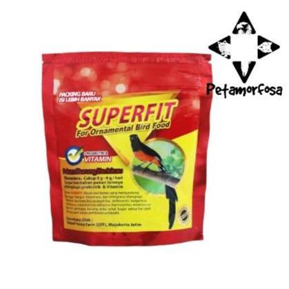 SUPERFIT RED Pakan KONTES VOER Burung Tinggi Protein Murai Kacer Cucak Anis Dll