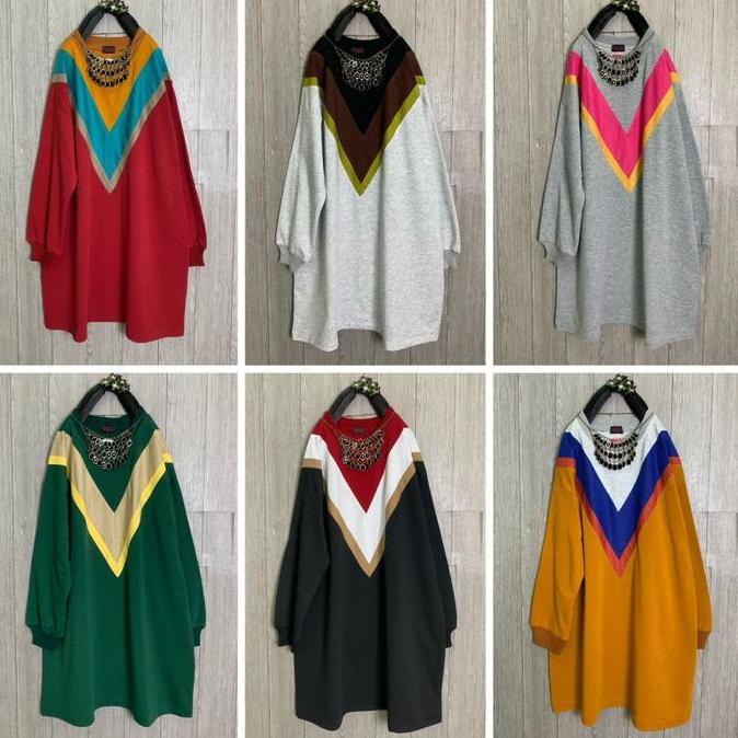 Fash - 1137 Tunik Kaos Modis Wanita