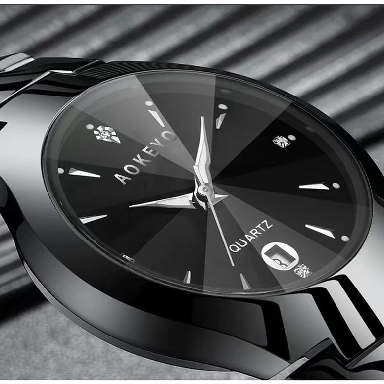 DISKON AOKEYO W101 Jam Tangan Wanita Original Berlian Anti Air Analog Bisnis Kuarsa Jam Tangan Cewek