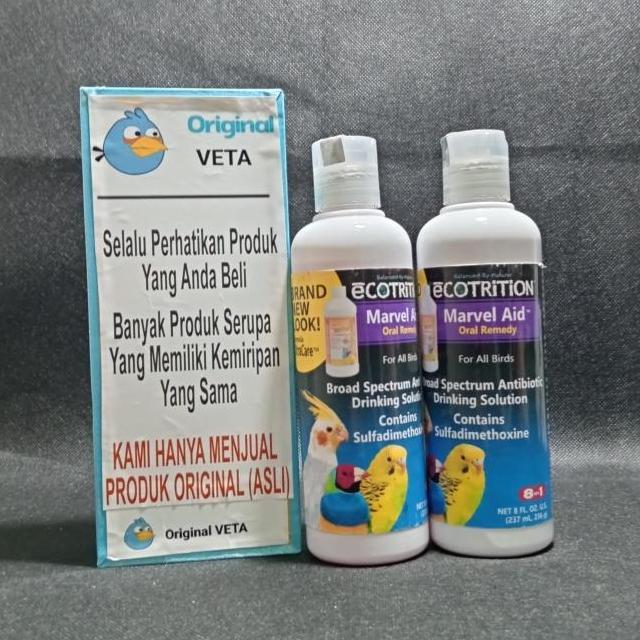 MARVEL AID 237 ML ORAL REMEDY VITAMIN SEMUA BURUNG SAKIT BULU RONTOK