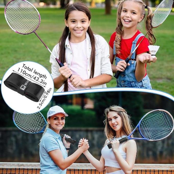 HERBONE 2pcs Grip Babolat Grip Raket Tenis Lapangan Wilson Overgrip Overgrip Tennis Lucu Grip Wilson