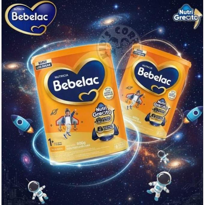 Bebelac / Bebelove 3+ / 1+ / 0-6/ 6-12 800gr Madu/Vanila Susu Pertumbuhan ( KEMASAN BARU)