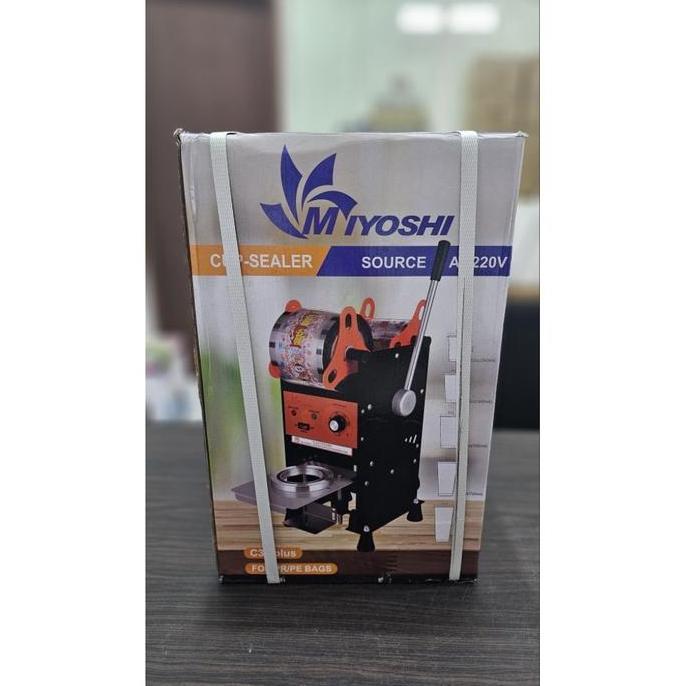 SUMOBOX Miyoshi 8oz - 26oz C39 Plus Mesin Press Gelas Plastik Cup Sealer Kuat Kokoh Awet Gelas Kecil
