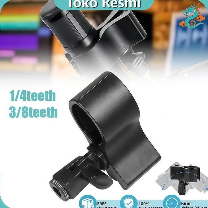XARIELTA Mic Holder Universal Large Size Mikrofon Kondensor Holder Jepit Holder Mic Wireless Dudukan