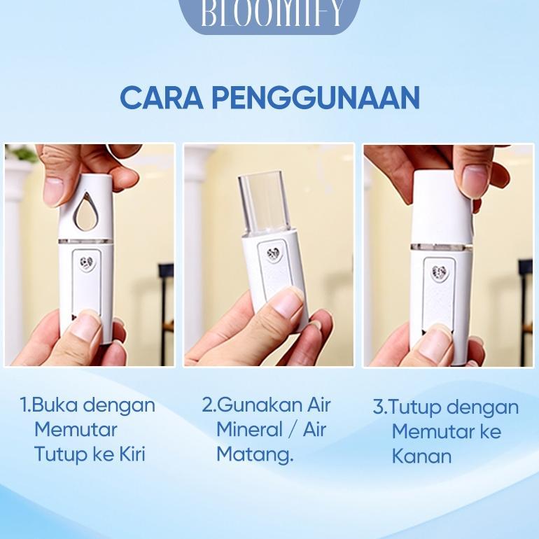 CUCI GUDANG BLOOMIFY Semprot Wajah Nano/Face Mist Nano/Spray Wajah Melembapkan/Face Spray Hydrating/