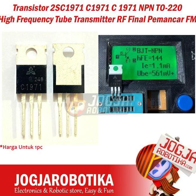 XARIELTA Transistor 2SC1971 C1971 C 1971 NPN TO-220 High Frequency Tube Transmitter RF Final Pemanca