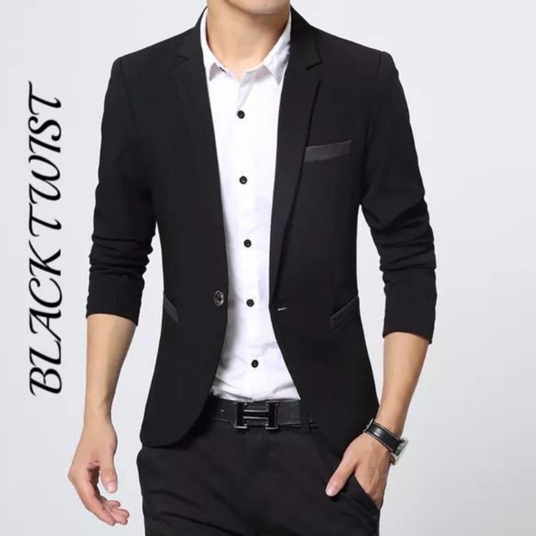 CUCI GUDANG JAS BLAZER PRIA KOREA SLIMFIT JAS NIKAH JAS FORMAL JAS WISUDA SEKOLAH BAHAN HIGHTWIST PR