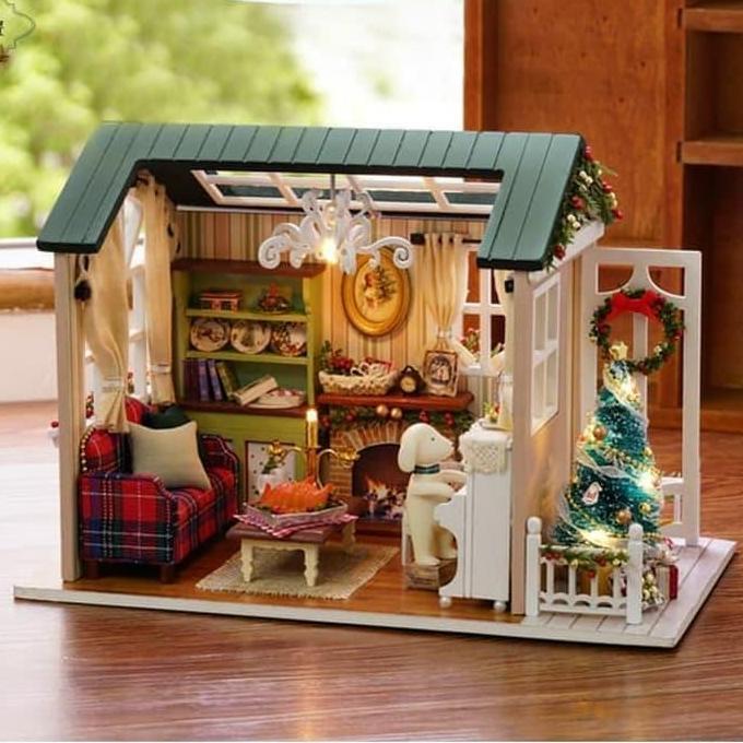 Miniatur Rumah Boneke / Diorama / Puzzle