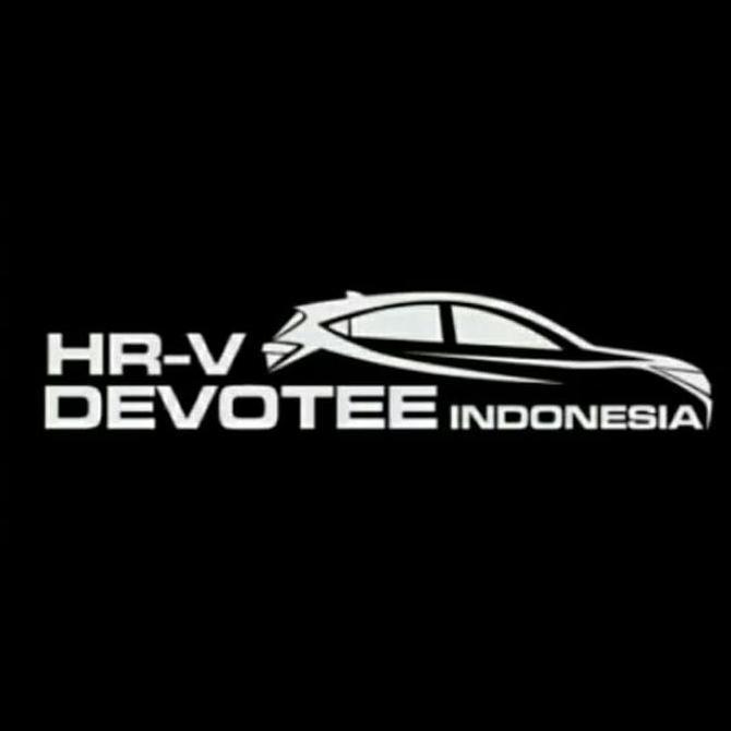 TERLARIS STIKER HRV DEVOTEE INDONESIA STICKER HRV KACA MOBIL BELAKANG KEREN
