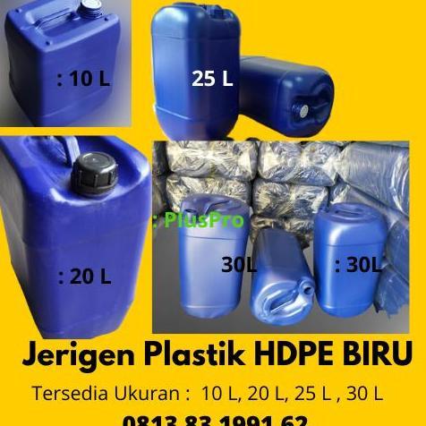 Jerigen Plastik Baru Jrigen / Drigen / Derigen / 20 / 25 / 30 L Liter